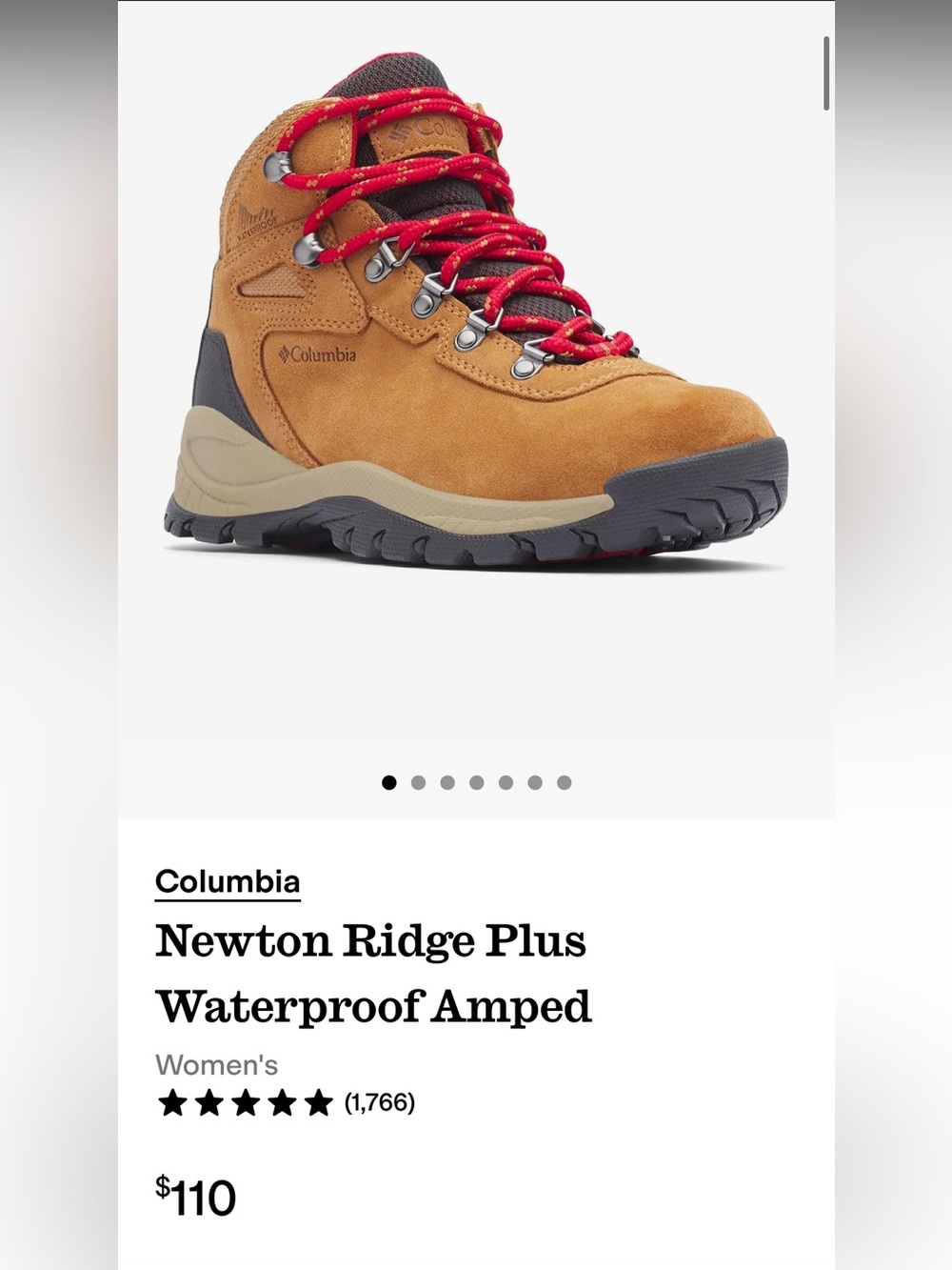 Columbia Waterproof Hiking Boots - women’s 10